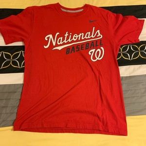 Nike Washington nationals baseball tee